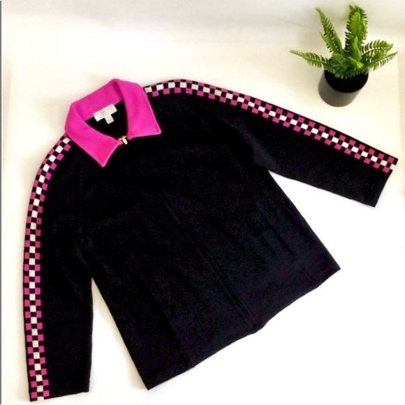 St. John Sport Santana Knit Track Jacket Small - Picture 2 of 9